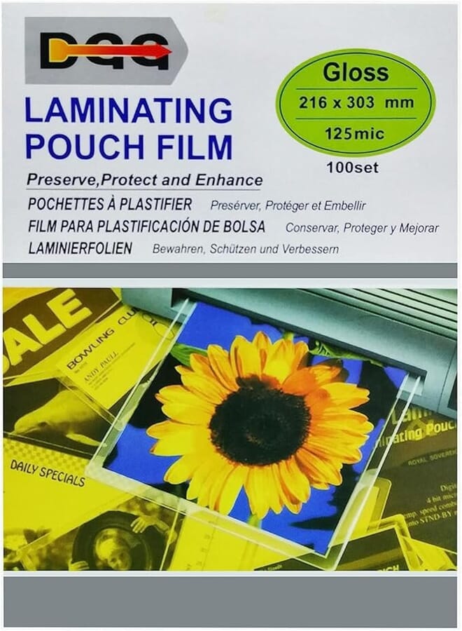DGG Lamination Pouch Film, 125 Mic